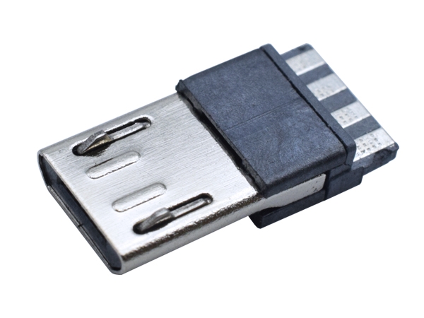 USB连接器微型公座焊线型USB插座，额定电压2A