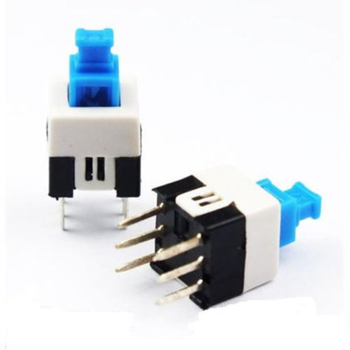 SPDT 8×8 6pin DIP 瞬时锁定轻触开关